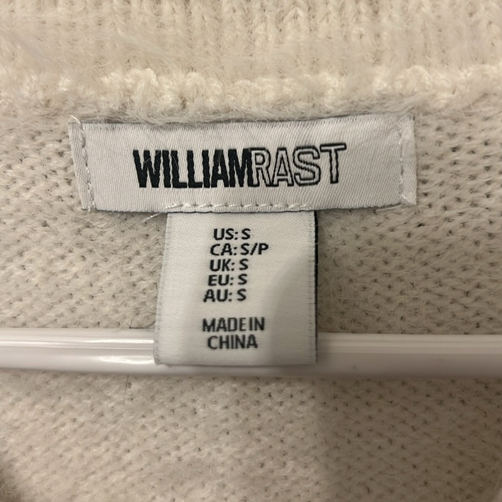 William Rast Fuzzy Crop Top - Picture 2 of 11